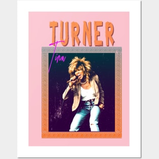 Tina Turner - 80s Style Retro Posters and Art